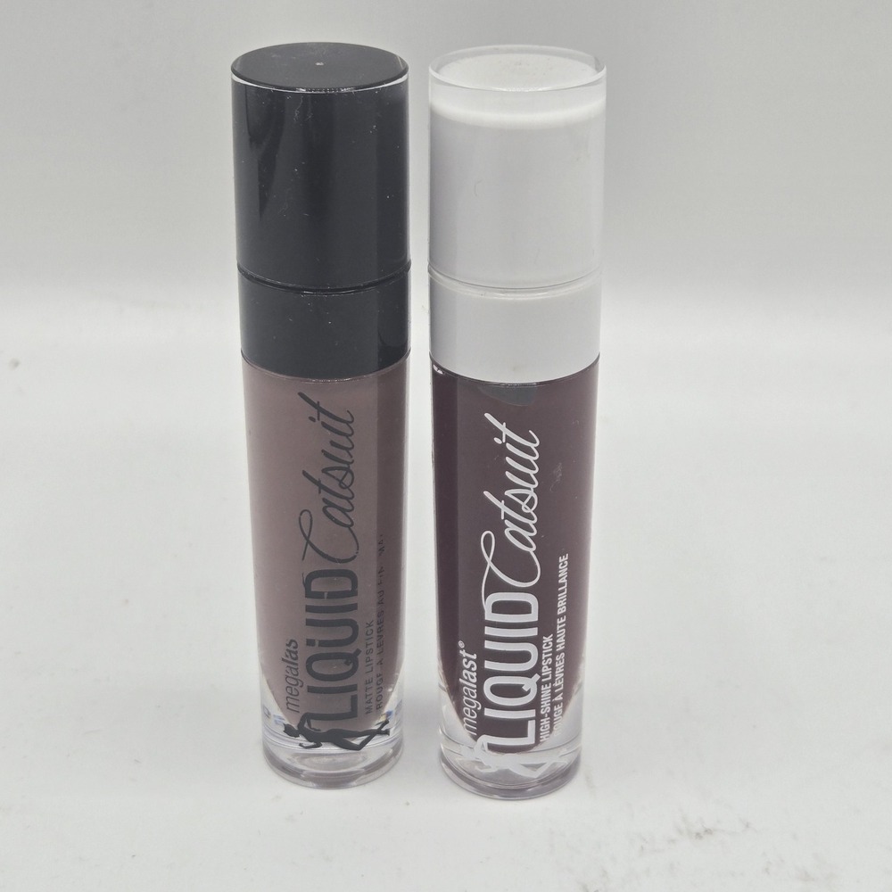 Wet n Wild Megalast Liquid Catsuit Hi-Shine & Matte Lipstick - 2 Different
